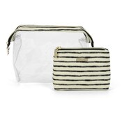 Wholesale - 2pc SOPHIA JOY FRAME CLUTCH COSMETIC CASE C/P 12, UPC: 079642285182